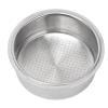 Stainless Steel Coffee Filter, Reusable 2 Layers Pressurized Filter Basket Strainer, 51mm Pressurized Porous Filter, Coffee Machine Replacement Accessories view 1