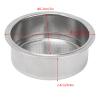 Stainless Steel Coffee Filter, Reusable 2 Layers Pressurized Filter Basket Strainer, 51mm Pressurized Porous Filter, Coffee Machine Replacement Accessories view 2