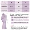 AUAUY 3 Pairs Reusable Household Washing up Gloves, Rubber Soft Cleaning Gloves, Non-Slip and Waterproof Dishwashing Gloves with Embossed Palm for Kitchen Cleaning, Gardening (Green+Orange+Purple, M) view 2