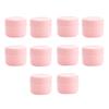 Refillable Plastic Empty Face Cream Cosmetic Container with Lid Pink-100g view 4