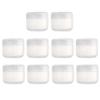 Refillable Plastic Empty Face Cream Cosmetic Container with Lid Clear-100g view 1