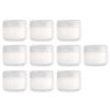 Refillable Plastic Empty Face Cream Cosmetic Container with Lid Clear-100g view 3