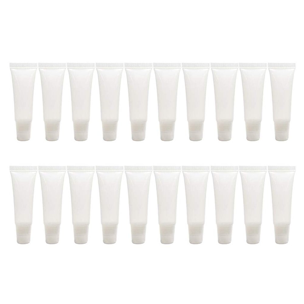 20pcs Empty Plastic Tubes Lip Gloss Balm Cosmetic Cream Containers 15ml