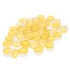 50pcs Empty Round Makeup Jar Pot Travel Cream Powder Cosmetic Container Case Yellow, 5g view 2