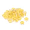 50pcs Empty Round Makeup Jar Pot Travel Cream Powder Cosmetic Container Case Yellow, 5g view 4