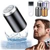 Mini Electric Shaver, Mini Shaver, Portable Mini Electric Shaver, Mini Shaver Portable Electric Shaver, USB Rechargeable Waterproof Electric Razor (Black) view 1