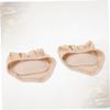 SEWOART Beige Ball of Foot Cushion Pad Made of Stretch Fabric and Memory Foam, Comfortable to Wear and Reduces Pressure, Forefoot Protector for Foot Pain Relief view 2