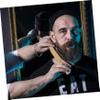 BELLIFFY 3pcs Natural Boar Bristle Beard Brush Men Long Handle Hair Brush for Beard Care Kit Random Style view 2