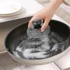 Stainless Steel Washing Up Brush, Steel Scrubber Wool Pads | Stainless Steel Washing Up Brush for Cleaning | Stainless Steel Wool Scrubber for Iron Pots in the Sink view 2