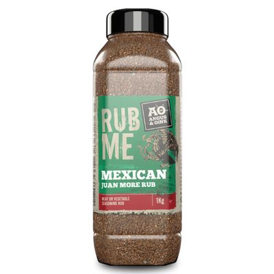 Angus & Oink | Rub Me Mexican Juan More BBQ Seasoning | Authentic Mexican Flavour Infusion | Perfect for Tacos, Cuban Sandwiches & BBQ Dishes | Gluten-Free | 1kg