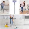 Fizepgo Automatic Cloth Changing -ni Mop | Push-Pull Handle Design Facial Tissue Mop | Dust Mop Rotating Dust Cleaner - Dry And Wet Easy Use For Kitchen Bathroom House Wall Mirrors view 4