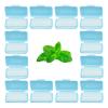 12 Boxes Dental Wax for Braces, Brace Wax Orthodontic, Gum Ortho Wax Dental Wax for Braces Wearer and Patients for Oral Care Protection Oral Care Teeth Braces 60PCS Whit 2 Applicator Tools(Mint Scent) view 1