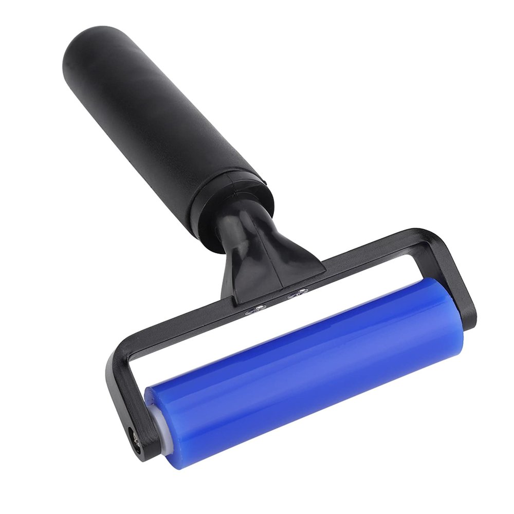 HAOHIZE Silicone Manual Roller Anti Static Cleaner Tool, Available in 4,6,8,12in, Under The Action of Static Electricity,Small Impurities Will be Adsorbed on The (4 Inches 20W)