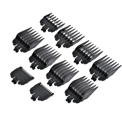 HAPPOW 10PCS Hair Clipper Clipper Guards, Hair Clipper Combs Guides, Limit Comb Hair Cutting Guide, Compatible with Most Trimmers (1.5-25mm) Fits for Most Trimmer