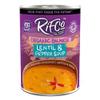 RIFCo Organic Balinese Lentil & Pepper Soup, 6 x 400 g Cans  Balinese-Style Soup with Lentils, Red Pepper, Ginger, Chilli & Creamed Coconut view 1