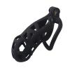 Cobra Chastity Lock Black Breathable Male Chastity Device Anti-Masturbation Pleasure Product (110mm) view 1