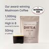 DIRTEA Coffee with Organic Lion's Mane - 60 Servings - 100% Arabica Coffee with B6, B12 & Folic Acid - 150g - 1,000mg per serving view 2