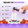 Fruit Tea Concentrate Bundle - Mango, Blue Grape, Strawberry,Apple, Low Calorie, Low Sugar, Serves 32 view 3