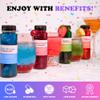 Fruit Tea Concentrate Bundle - Mango, Blue Grape, Strawberry,Apple, Low Calorie, Low Sugar, Serves 32 view 4
