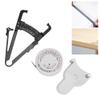 Skinfold Calipers, Body Fat Caliper Body Fat Tester Retractable Waist Measuring Tape BMI Measuring Tool Caliper view 3