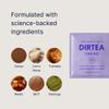 DIRTEA Cacao Sachets (7 x 6g)  2,500mg Organic Lions Mane, Reishi & Tremella with MCT & Moringa  Vegan & Non-GMO view 3