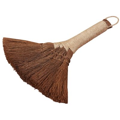 TOBBOMEY Manual Broom Palm Small Cleaning Tool for Bed Mattress and Kitchen Dust Brush