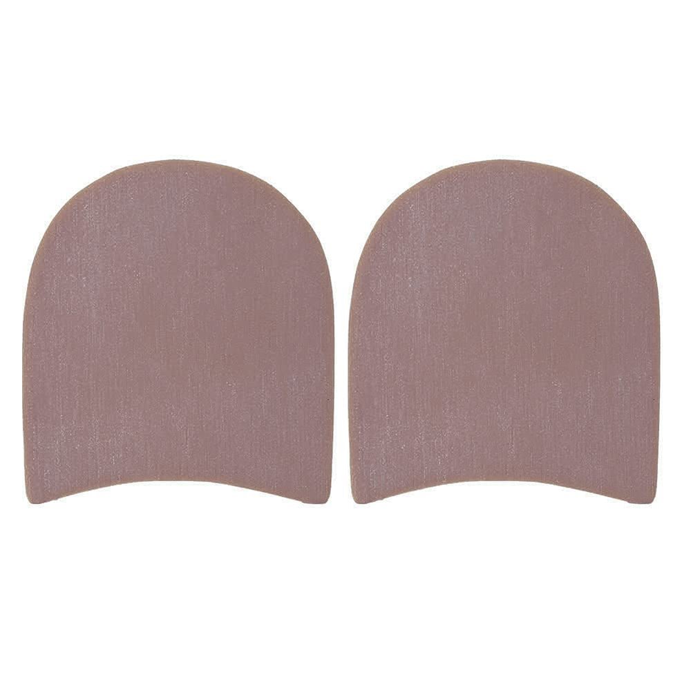 Rubber Heel Replacement Thicken Anti Slip Sole Pad Replacement Shoe Heel Repair Accessories for Leather Shoes and Bottom (Brown)