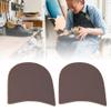 Rubber Heel Replacement Thicken Anti Slip Sole Pad Replacement Shoe Heel Repair Accessories for Leather Shoes and Bottom (Brown) view 4