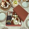 Emartbuy Diwali Gift Hamper with Festive Pearl Tea Light Candle Diya Snacks & Chocolates Handmade Decor Items  Perfect for Gifting view 2