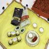 Emartbuy Diwali Gift Hamper with Festive Pearl Tea Light Candle Diya Snacks & Chocolates Handmade Decor Items  Perfect for Gifting view 3