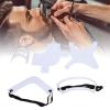 Beard Straightener For Men, Beard Shaper with Multifunctional 5 Piece Beard Lineup Tool For Hairline Neckline (White) view 4