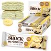 FitnesSHOCK High Protein Bars - High 20G Protein Content Protein Bar With No Added Sugar, Low Calorie Low Carb High Fibre, Banana Split Flavour 12Pcs 60G view 1