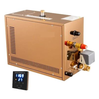 ZHJOPP Home Sauna Steam Generator 6/7/8/9kw Automatic Stainless Steel Steam Generator Automatic Descaling Sauna Room Steam Bath Machine (At)