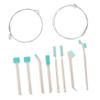 JEWEDECO Ice Maker Cleaning Kit 2pcs Drain Brush 8pcs Gap Brush Ice Maker Cleaning Tool view 1