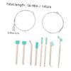 JEWEDECO Ice Maker Cleaning Kit 2pcs Drain Brush 8pcs Gap Brush Ice Maker Cleaning Tool view 3