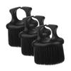 IWOWHERO 3pcs Beard Brush and Mustache Grooming Brush with Soft Bristles for Men Professional Barber Finger Hair Detangling and Styling Tool view 1