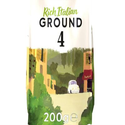 Taylors of Harrogates Rich Italian Ground Coffee, 200 g PACK OF 1 - Shopefay