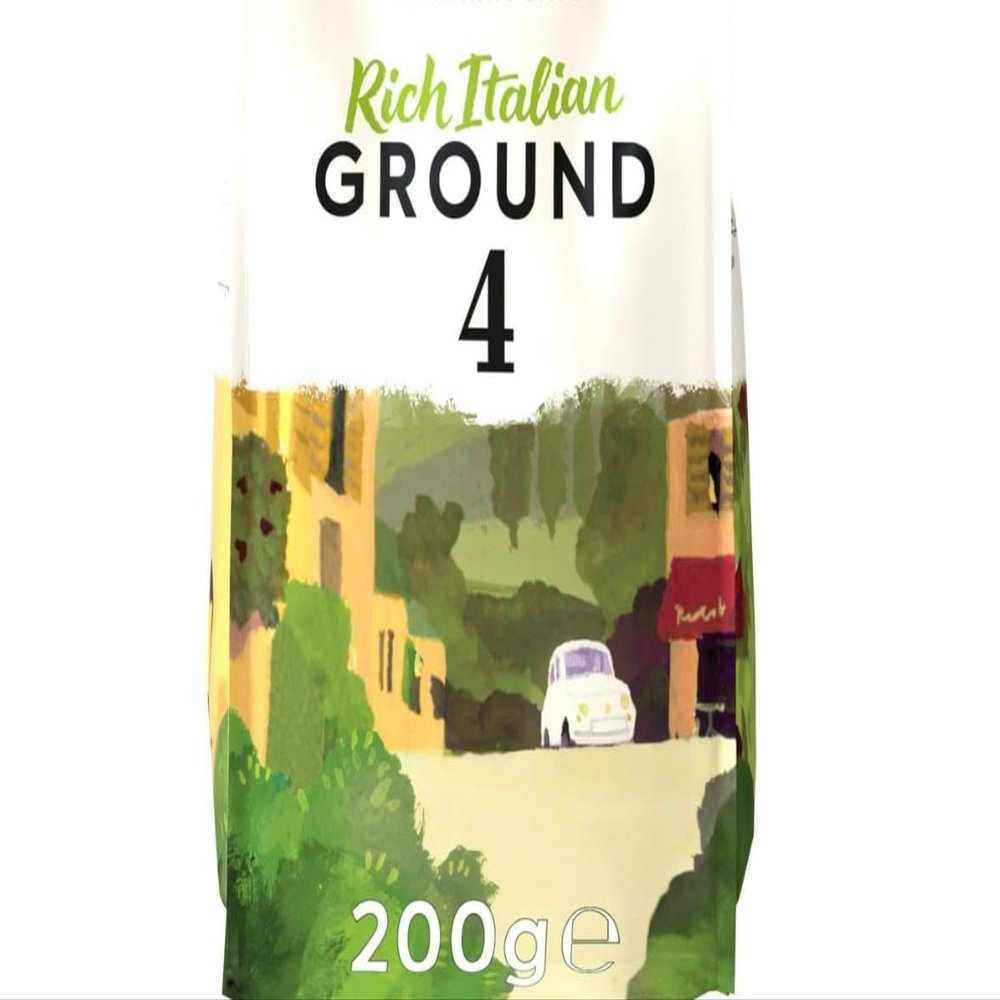 Taylors of Harrogates Rich Italian Ground Coffee, 200 g PACK OF 1 - Shopefay