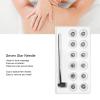 Seven Star Needle Hammer, Stainless Steel Plum Blossom Hammer with 12 Replace Heads, Seven Star Dermal Hammer Needle Acupunct Head Massage Cupping Tools for Superficial Responses view 2