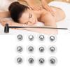 Seven Star Needle Hammer, Stainless Steel Plum Blossom Hammer with 12 Replace Heads, Seven Star Dermal Hammer Needle Acupunct Head Massage Cupping Tools for Superficial Responses view 4