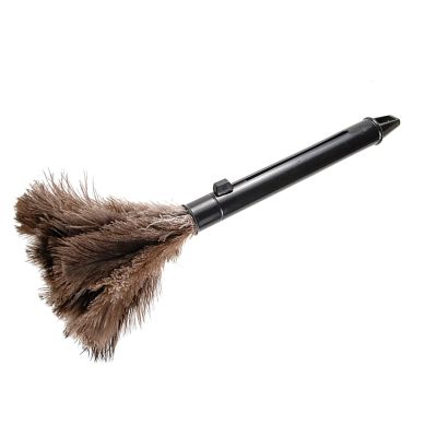 Dusters, Washable Mini Duster with Handle, Brown Chicken Feathers for Household Use