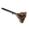 Dusters, Washable Mini Duster with Handle, Brown Chicken Feathers for Household Use view 2