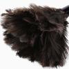 Dusters, Washable Mini Duster with Handle, Brown Chicken Feathers for Household Use view 4