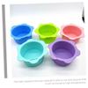 Healeved Silicone Wax Melting Bowl Set 2pcs Foldable Nonstick Mask Mixing Container with Spatula for Women Facial Mask DIY Wax Warmer Replacement Parts view 4