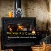 Wood Stove Thermometer Magnetic 0 500 Stove Thermometer with Aluminum Alloy Dial Plate Thermometer for Wood Burning Gas Stove with Alloy Dial Plate Thermometer for Wood Burning Ga view 4