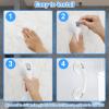 2 Pack Suction Bathroom Grab Bars for Elderly Kid, Anti Slip, Safety Grab Rail for Bathtubs and Shower Handle, Toilet Handle Handicap, Senior Assist Bathroom Grab Rails for Bathtub, Shower, Toilet view 3