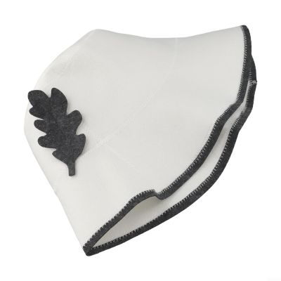 Bath House Accessory Fisherman Felt Sauna Hat, Insulation, Moisture Absorption (White)