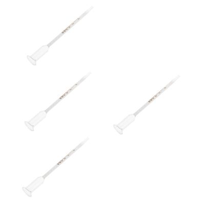 SEWOART 4pcs Glass Alcohol Wine Concentration Hydrometer Reusable for Wine Making