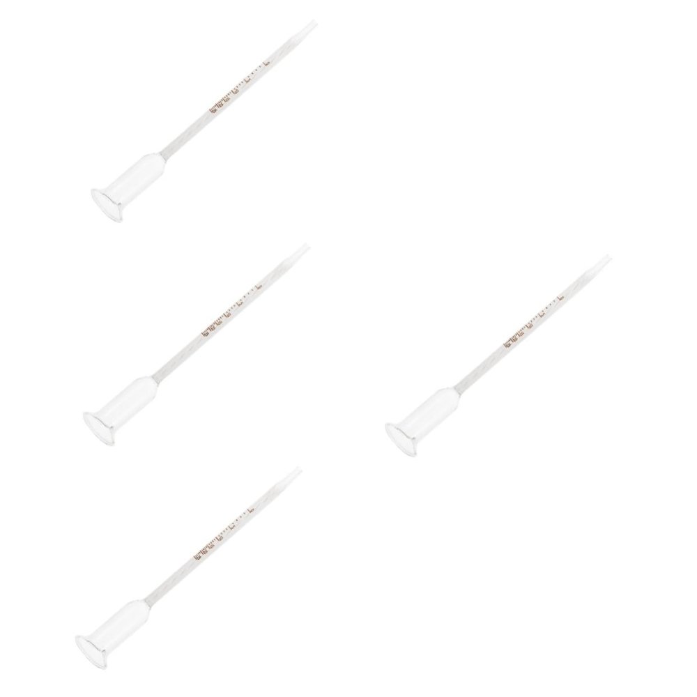 SEWOART 4pcs Glass Alcohol Wine Concentration Hydrometer Reusable for Wine Making