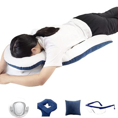 QiuShuiDr Retina Lying Pillow, Face Down Pillow After Eye Surgery, Retina Lying Pillow, Head Shoulder Support Pillow For Retinal Detachment Patients During Recover